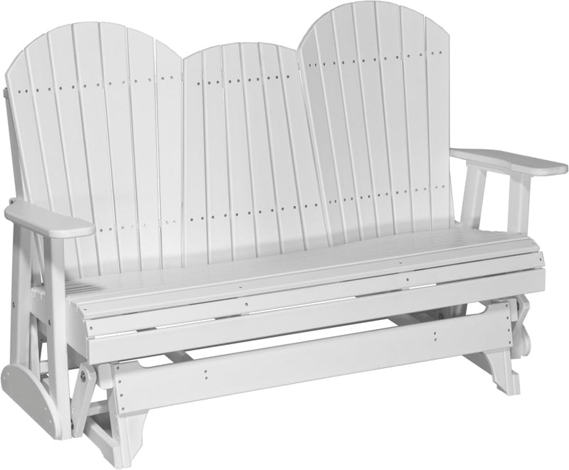 5 Adirondack Poly Glider White