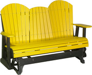 5 Adirondack Poly Glider Yellow Black