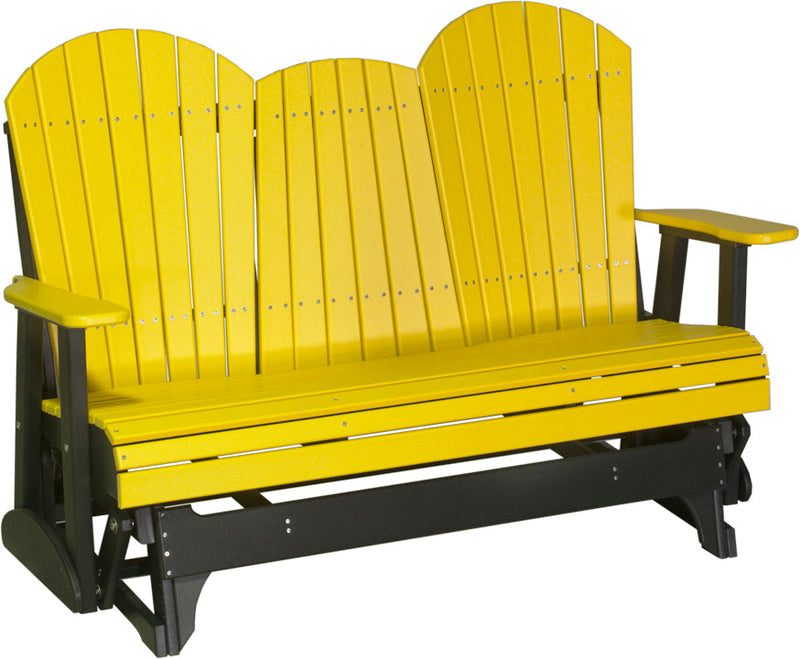 5 Adirondack Poly Glider Yellow Black