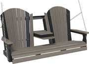 5 Adirondack Poly Swing Coastal Gray