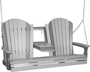 5 Adirondack Poly Swing Dove Gray