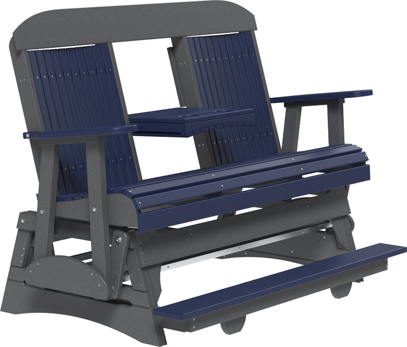 5 Classic Poly Balcony Glider Patriot Blue