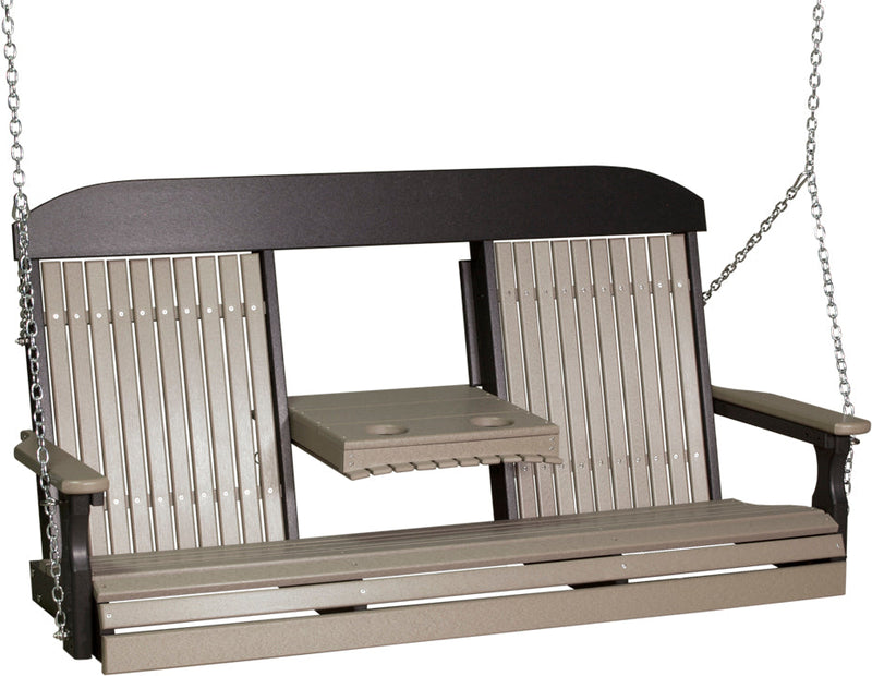 5 Classic Poly Swing Weatherwood
