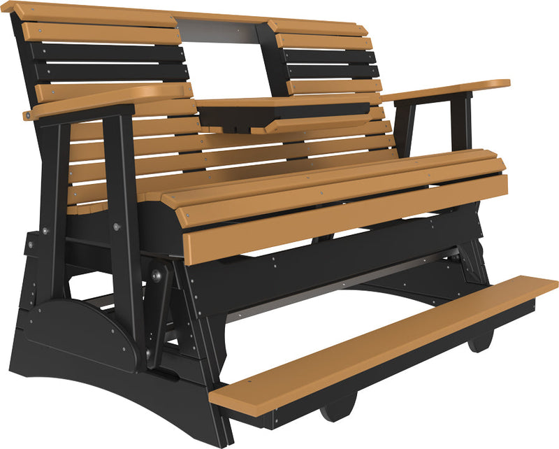 5 Plain Balcony Glider Cedar