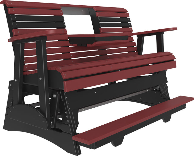 5 Plain Balcony Glider Cherrywood
