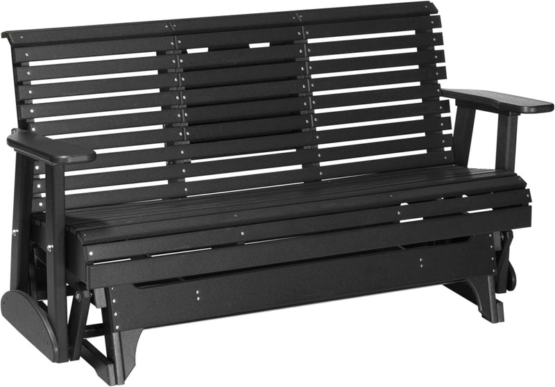 5 Plain Poly Glider Black