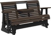 5 Plain Poly Glider Brazilian Walnut