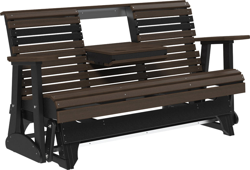 5 Plain Poly Glider Brazilian Walnut