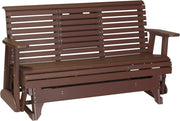 5 Plain Poly Glider Chestnut Brown