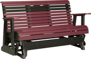 5 Plain Poly Glider Cherrywood Black