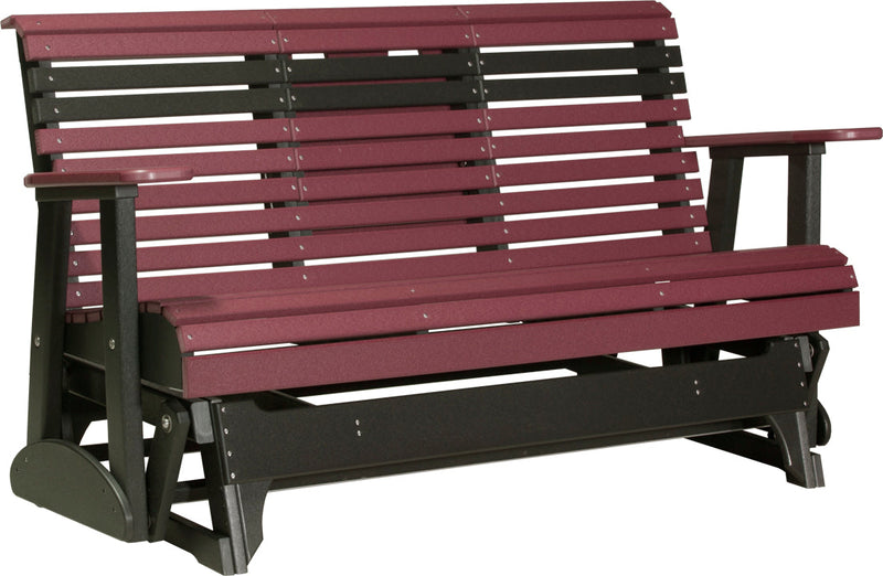 5 Plain Poly Glider Cherrywood Black