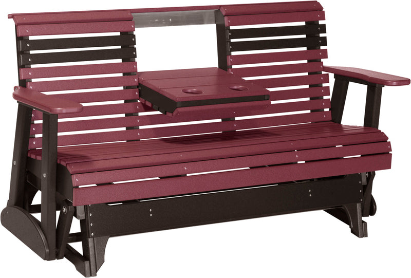 5 Plain Poly Glider Cherrywood