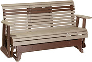 5 Plain Poly Glider Weatherwood Chestnut Brown