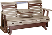 5 Plain Poly Glider Weatherwood Chestnut