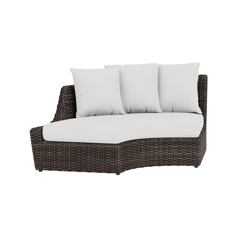 Lloyd Flanders Largo Right Arm Curved Sofa Sectional