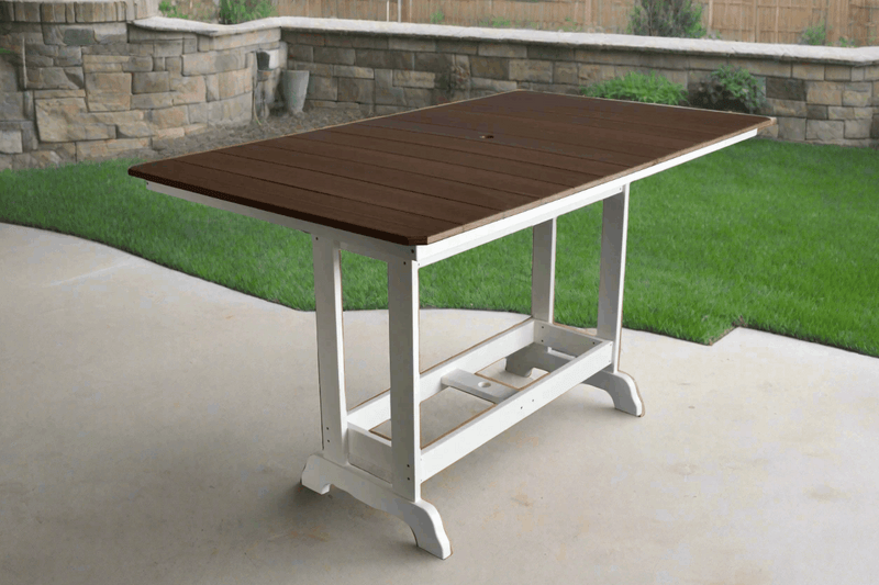 Dutch Country Patio Poly 6′ Rectangular Patio Table