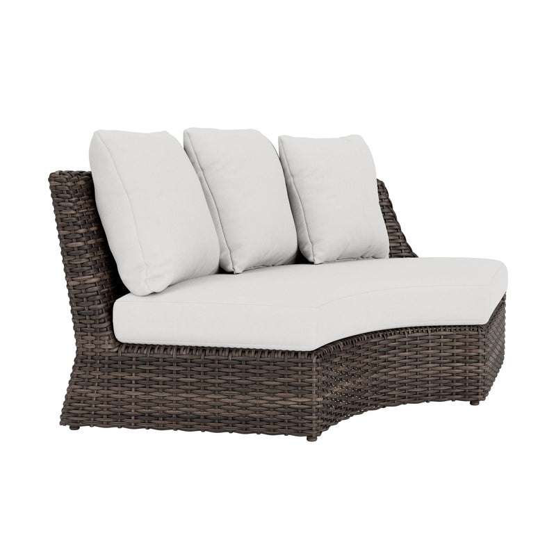 Lloyd Flanders Largo Left Arm Curved Sofa Sectional