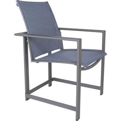 OW Lee Studio Sling Aluminum Outdoor Patio Dining Arm Chair