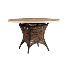 Load image into Gallery viewer, Lloyd Flanders Grand Traverse 48” Round Umbrella Dining Table