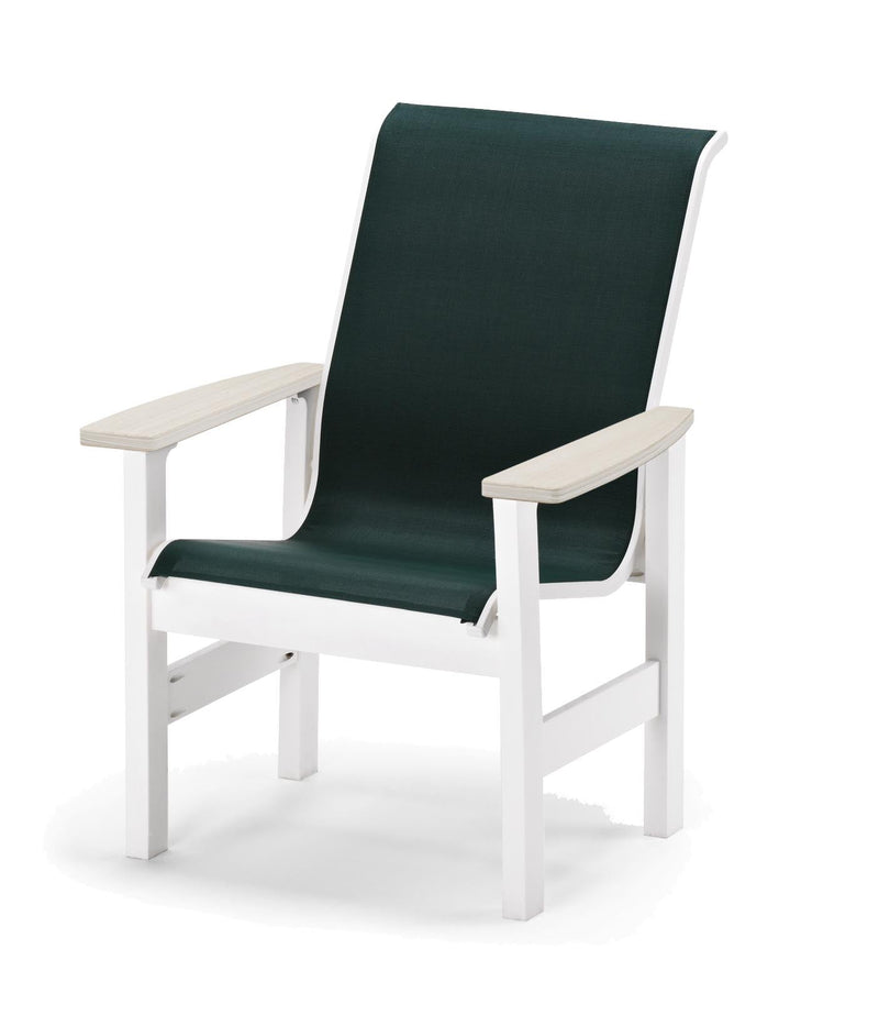 Telescope Wexler Marine Grade Polymer Sling Chat Height Arm Chair