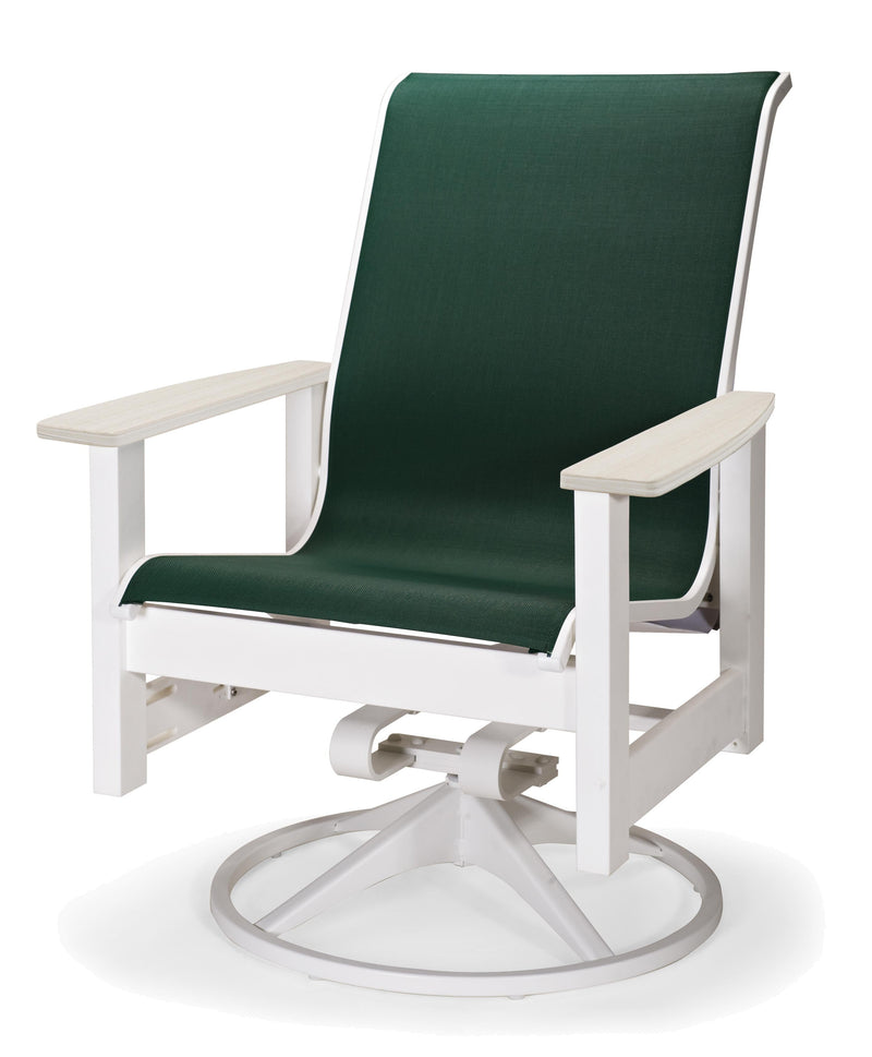Wexler Marine Grade Polymer Sling Chat Height Two-Seat Loveseat