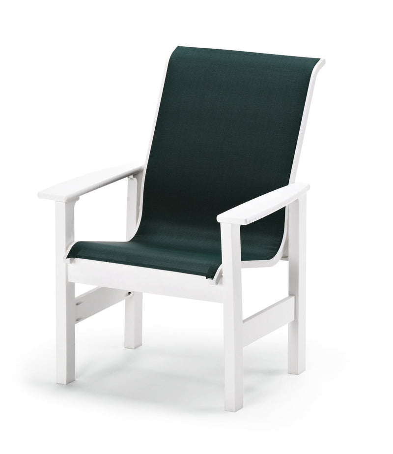 Telescope Dune Marine Grade Polymer Sling Armless Stacking Side Chair