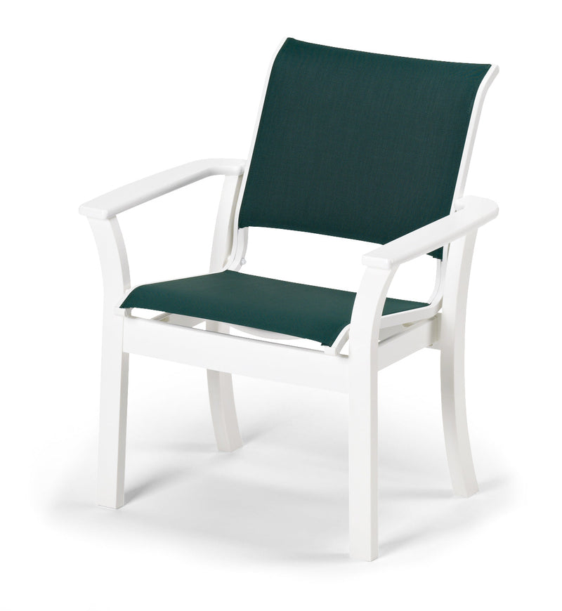 Telescope Dune Marine Grade Polymer Sling Stacking Cafe Chair