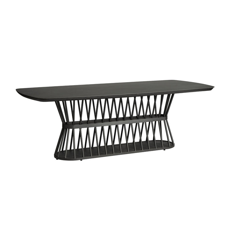 Lloyd Flanders Escape 86.5" Boat Shaped Dining Table