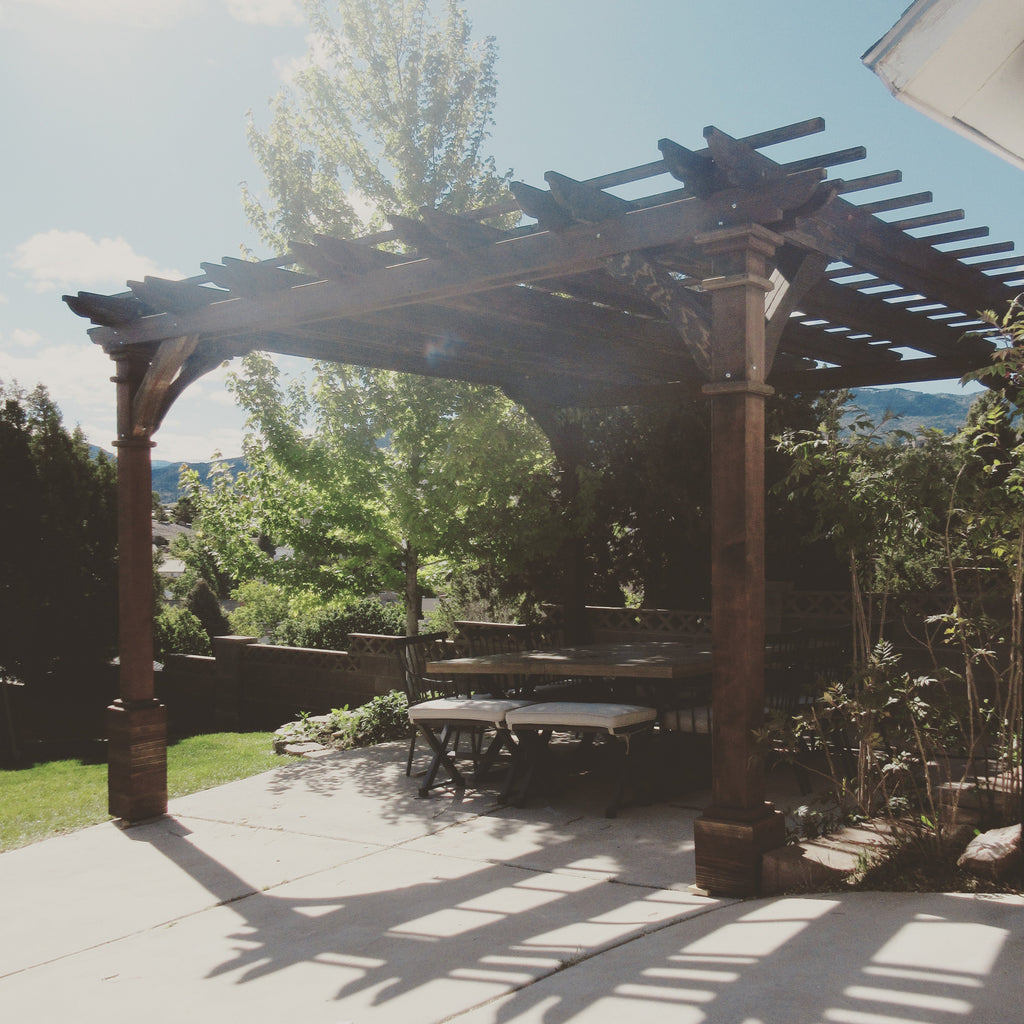 Best Redwood Pacific Redwood Double Beam Premium Pergola – Create the Perfect Outdoor Retreat