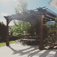 Load image into Gallery viewer, Best Redwood Pacific Redwood Double Beam Premium Pergola – Create the Perfect Outdoor Retreat