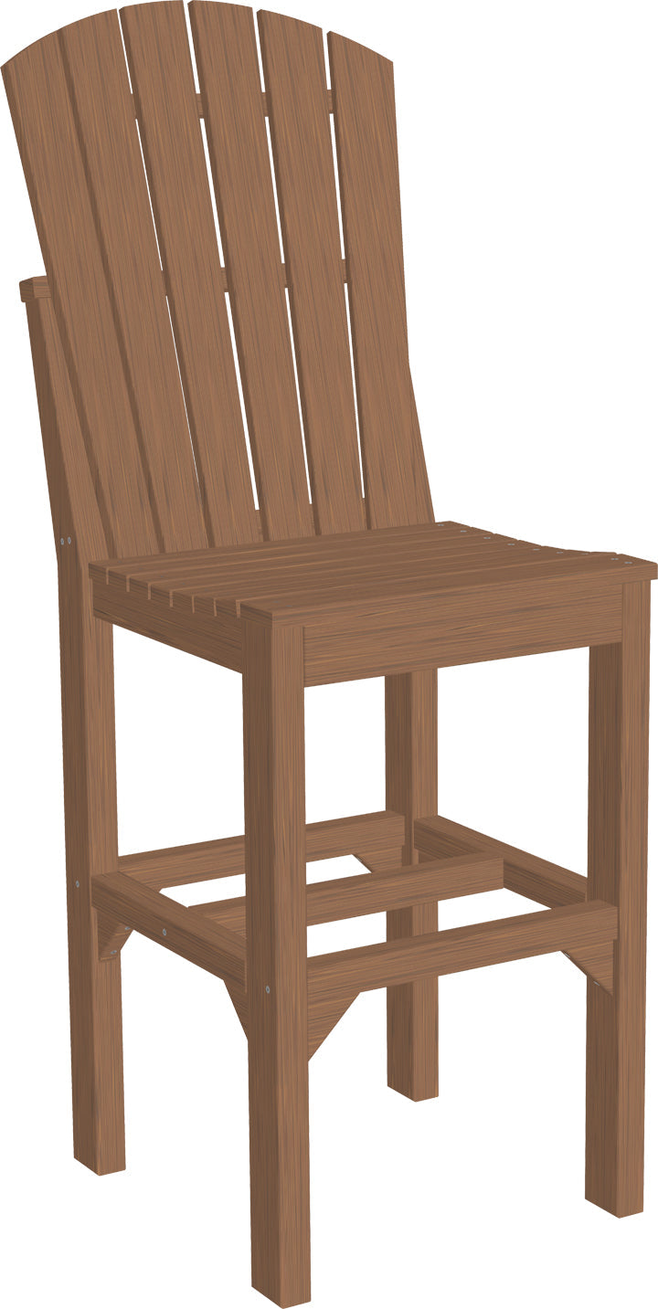 Adirondack Side Chair Bar Height Antique Mahogany