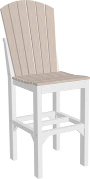 Adirondack Side Chair Bar Height Birch White