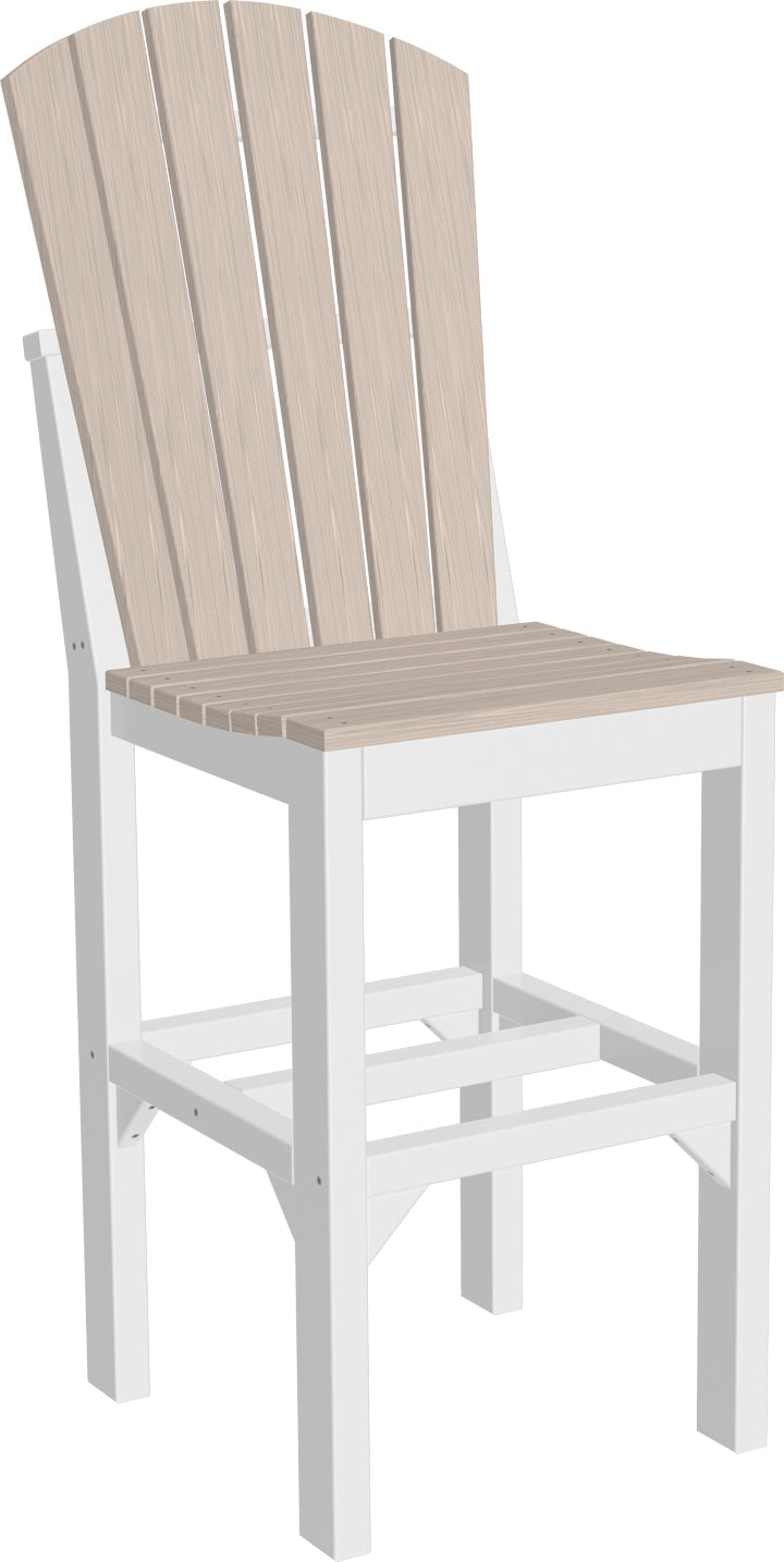 Adirondack Side Chair Bar Height Birch White