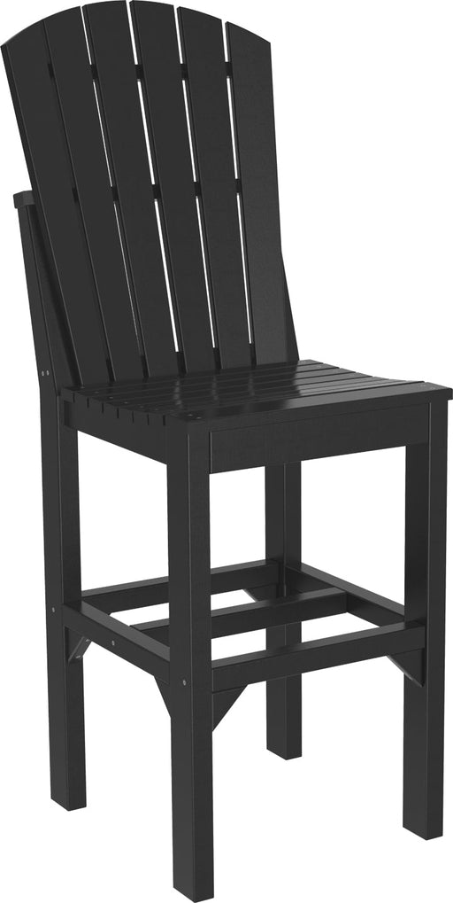 Adirondack Side Chair Bar Height Black