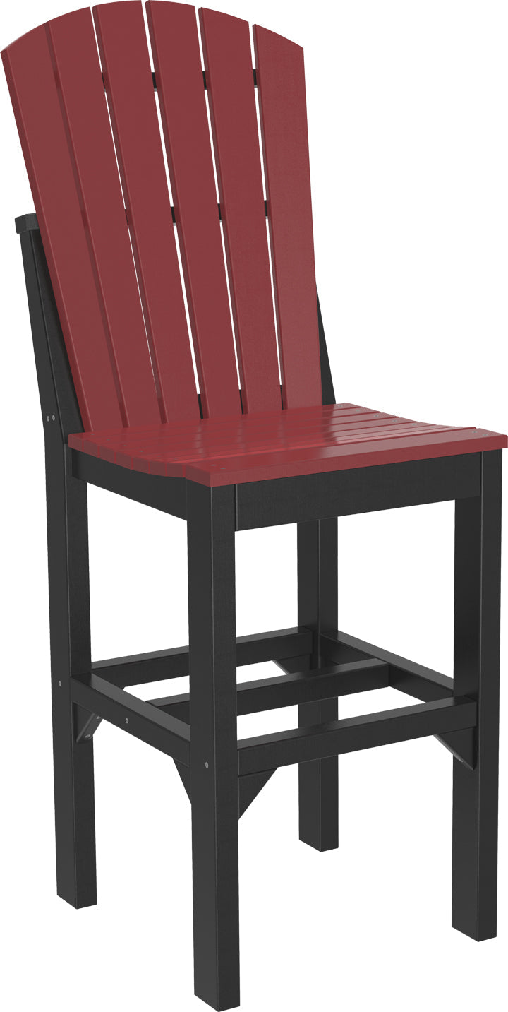 Adirondack Side Chair Bar Height Cherrywood Black