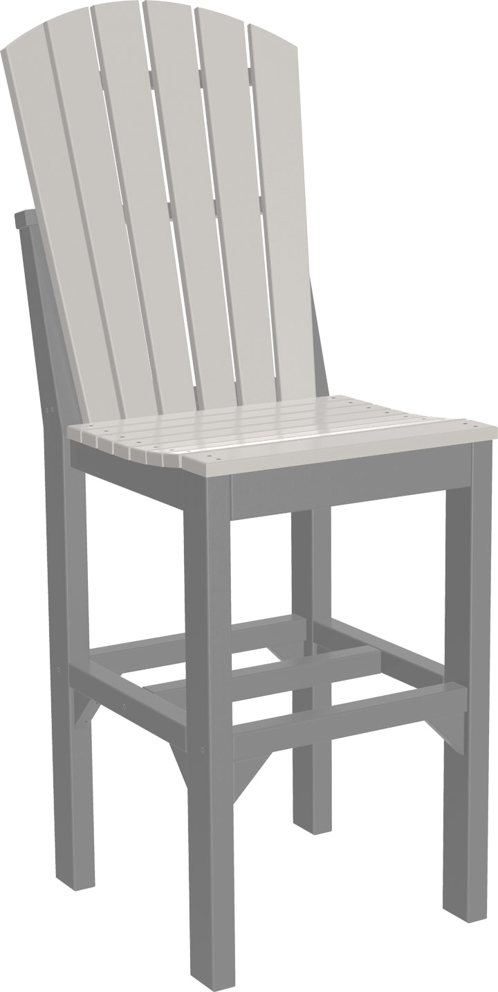 Adirondack Side Chair Bar Height Dove Gray Slate