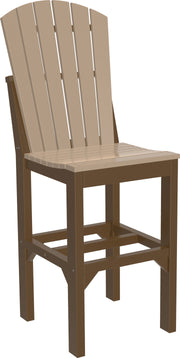Adirondack Side Chair Bar Height Weatherwood Chestnut Brown