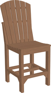 Adirondack Side Chair Counter Height Antique Mahogany