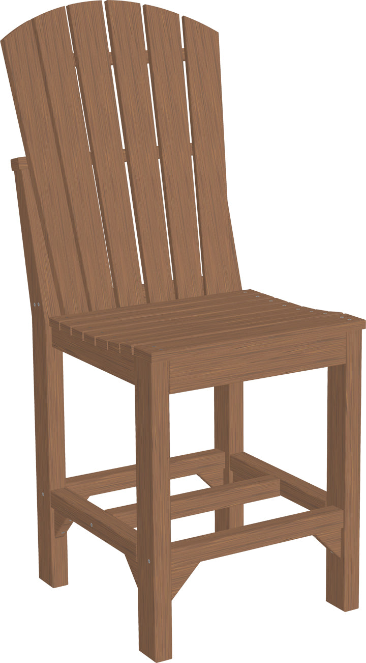 Adirondack Side Chair Counter Height Antique Mahogany