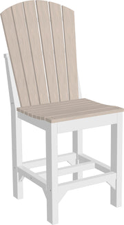 Adirondack Side Chair Counter Height Birch White