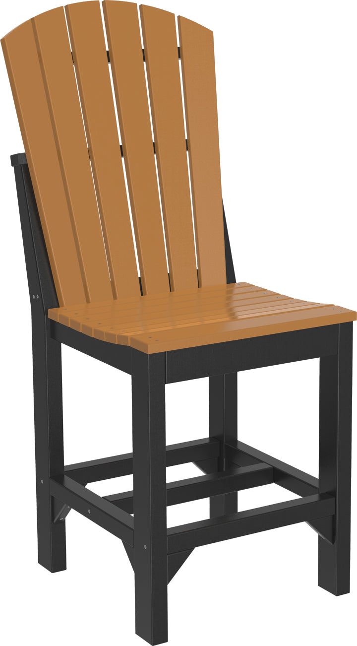 Adirondack Side Chair Counter Height Cedar Black