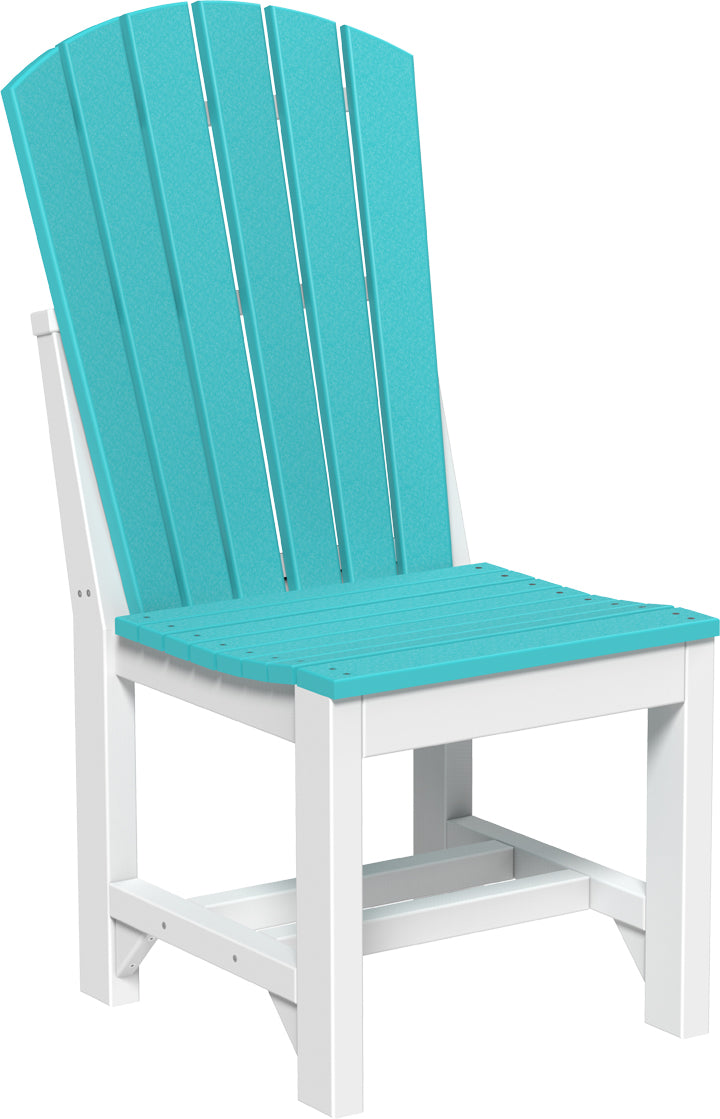 Adirondack Side Chair Dining Height Aruba Blue White