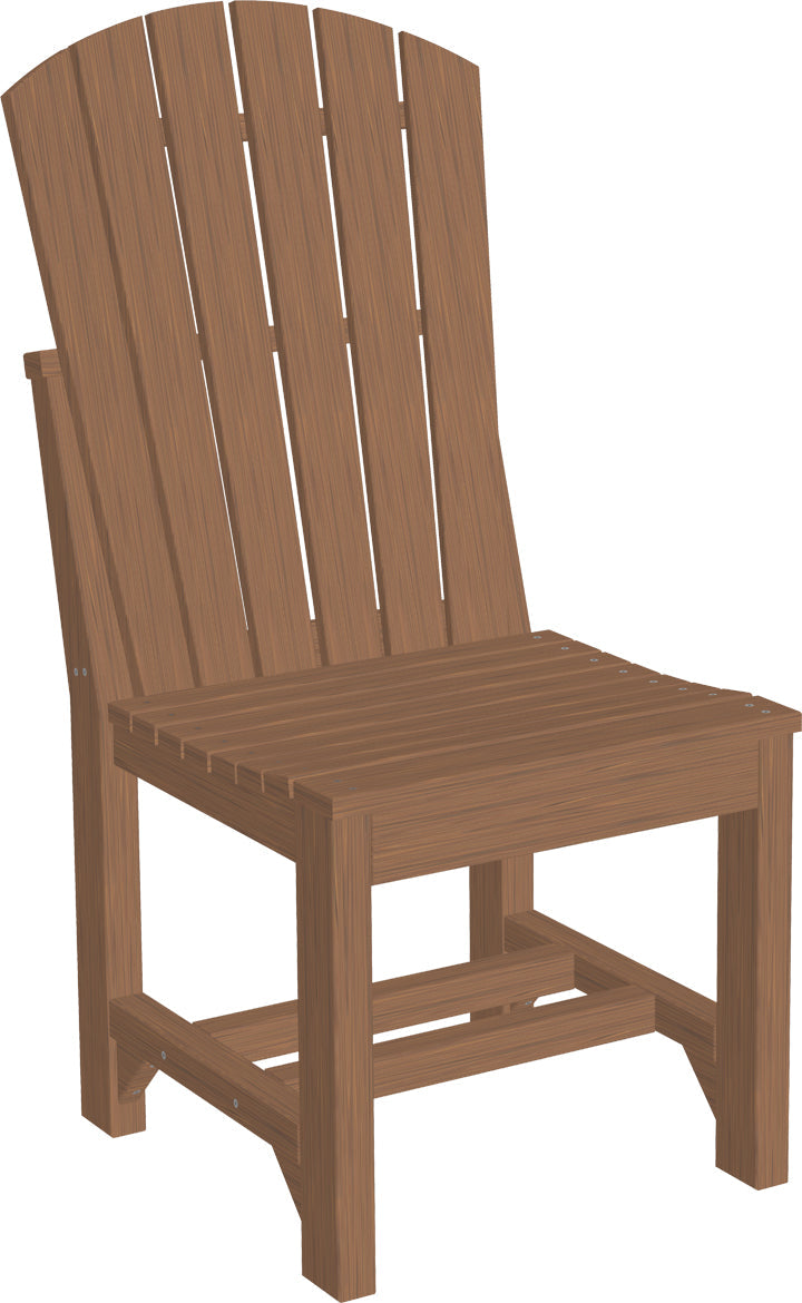 Adirondack Side Chair Dining Height Antique Mahogany