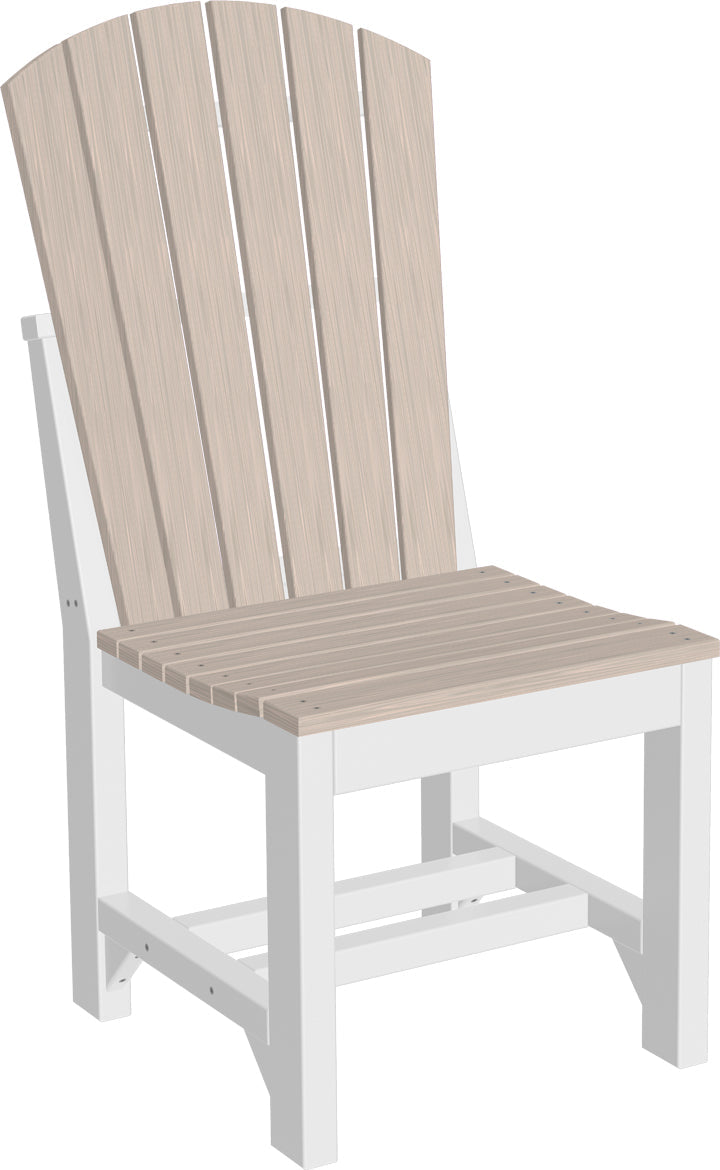 Adirondack Side Chair Dining Height Birch White