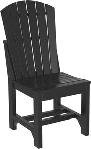 Adirondack Side Chair Dining Height Black
