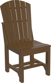 Adirondack Side Chair Dining Height Chestnut Brown