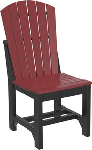 Adirondack Side Chair Dining Height Cherrywood Black