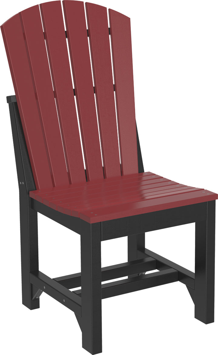Adirondack Side Chair Dining Height Cherrywood Black
