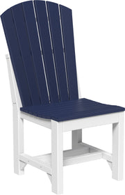 Adirondack Side Chair Dining Height Patriot Blue White