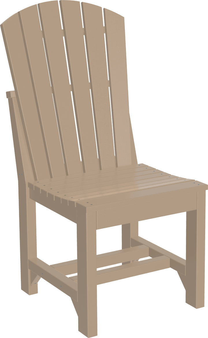 Adirondack Side Chair Dining Height Weatherwood